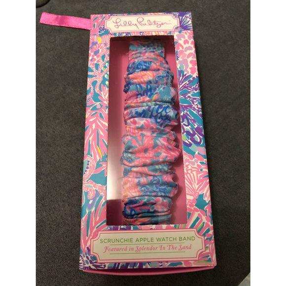 Lilly Pulitzer Accessories - Lily Pulitzer Scrunchie Apple Watchband
